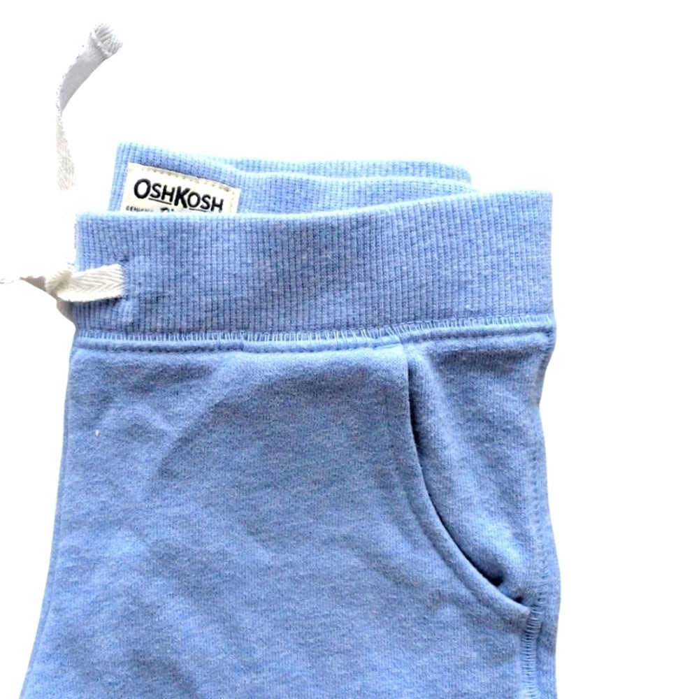 Oshkosh Light Blue Cotton Girls Joggers Size 6X - Picture 4 of 7
